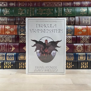 Vintage Dracula and Frankenstein Book: Golden Heritage Edition
