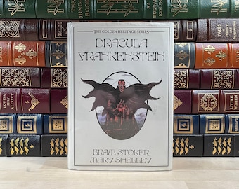 Vintage Dracula and Frankenstein Book: Golden Heritage Edition
