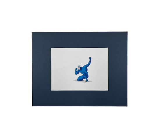 The Tick Production Cel, 20th Century Fox, c. 1994–96, Original Hand-Painted Animation Art