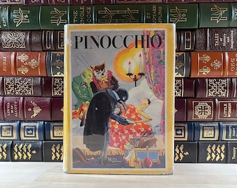 Pinocchio by Carlo Collodi: Garden City Edition, Illustrated, 1932, Rare DJ