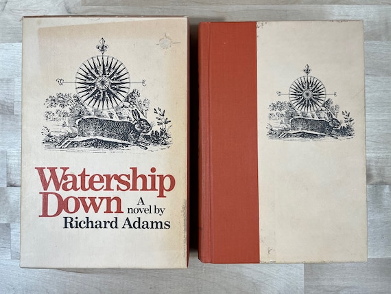 【レア洋書】 WATERSHIP DOWN 布張りハードカバー Watership Down by Richard Adams: First Deluxe Edition, Original
