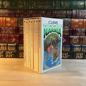 The Chronicles of Narnia by C.S. Lewis, Vintage Paperback Set, Avenel Books, 1970s