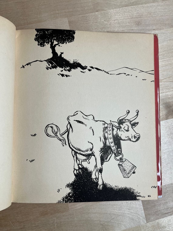 Ferdinand The Bull Original Illustration