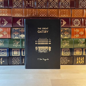 The Great Gatsby by F. Scott Fitzgerald, Fine Press Custom Genuine Leather Binding