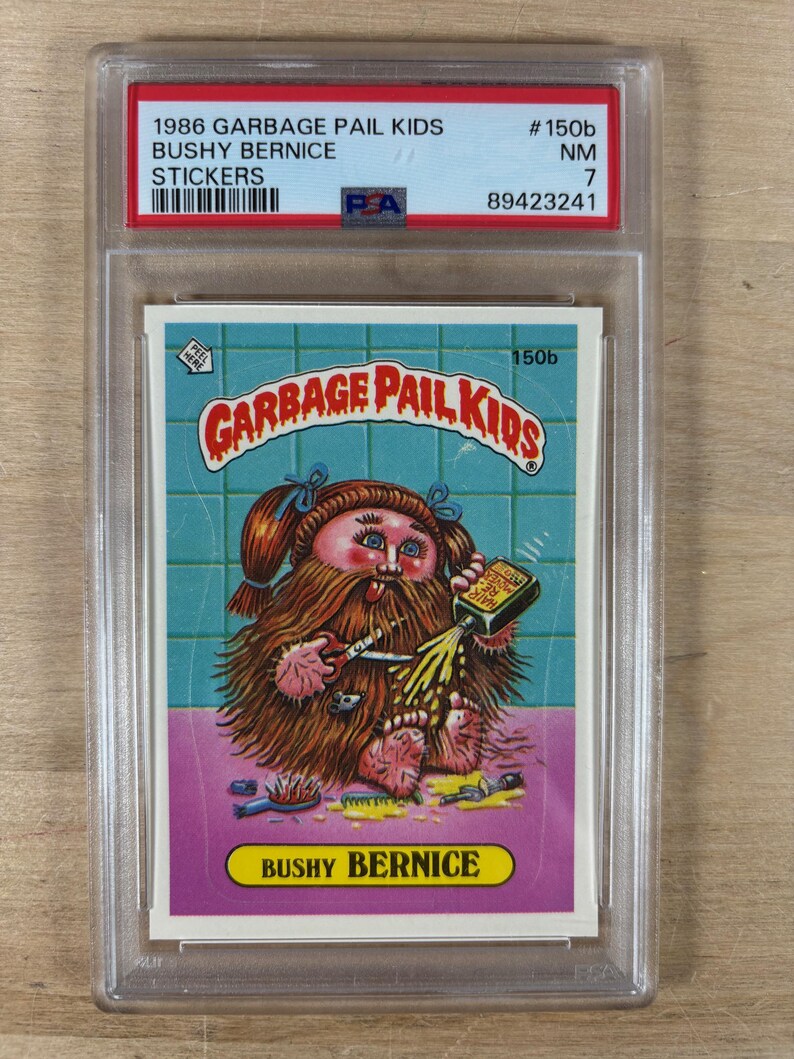 Garbage Pail Kids: Bushy Bernice, Series 4, PSA Graded 7 - Etsy