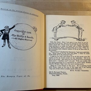 Hungriger Tiger von Oz Buch von Ruth Plumly Thompson: Erste Ausgabe, illustriert, selten DJ Bild 9