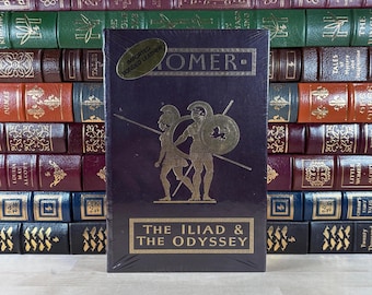 The Iliad and the Odyssey by Homer: Sealed, Bonded Leather and Gold Collector's Edition