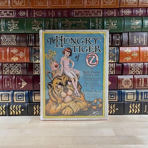 Hungriger Tiger von Oz Buch von Ruth Plumly Thompson: Erste Ausgabe, illustriert, selten DJ Bild 1