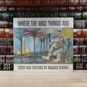 Where the Wild Things Are by Maurice Sendak, Illustrated by the Author, Collectible 25th Anniversary Edition, Original Dust Jacket