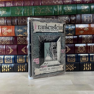 Frankenstein (or, The Modern Prometheus) by Mary W. Shelley, Illustrated by Nino Carbe, Halcyon House, 1932