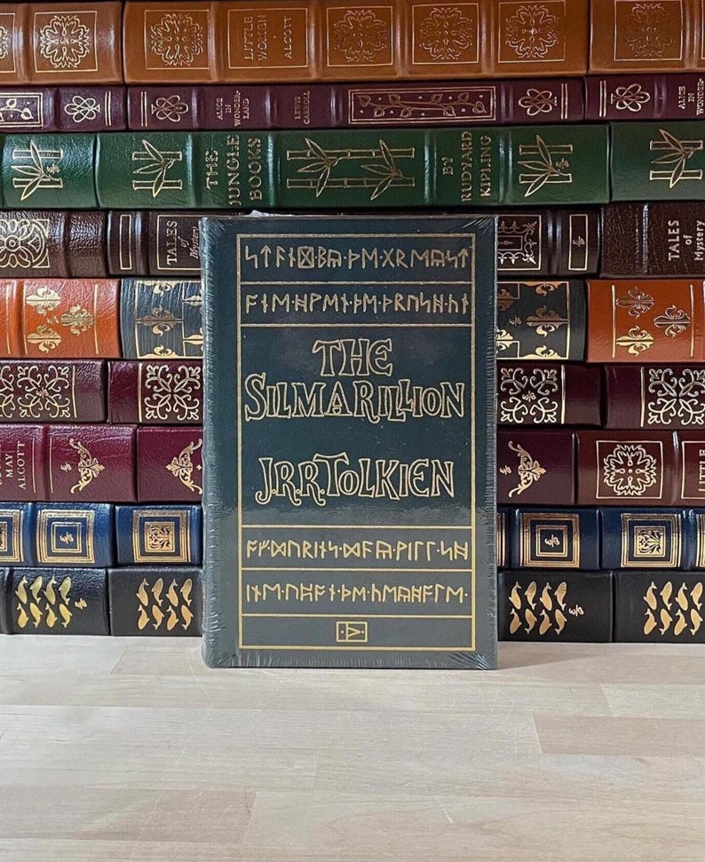 The Silmarillion by J.R.R. Tolkien: Sealed, Collector’s Edition, Leather Binding image 1