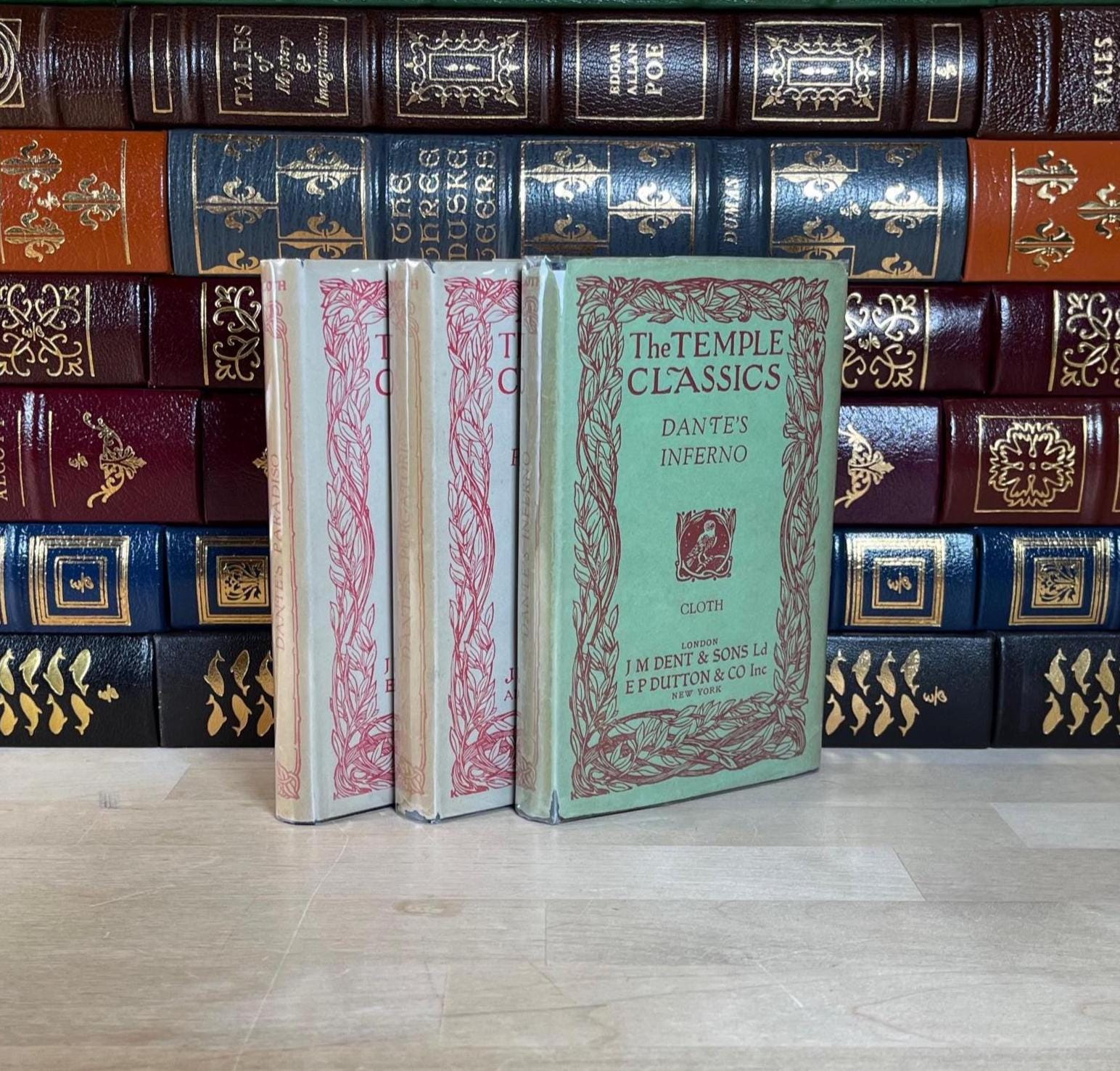 Vintage Divine Comedy Set: Dante Alighieri, 1941 Temple Classics