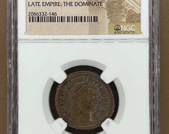 西暦286-310年ローマ帝国 マキシミアヌス BI Nummus NGC認証 西暦286-310年ローマ帝国 マキシミアヌス BI Nummus NGC認証 西暦286