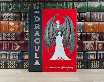 Dracula by Bram Stoker: Deluxe Edition, Illustrated by Edward Gorey, Fore-Edge Bat Painting