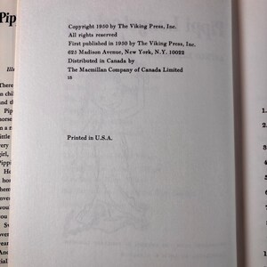May include: A white book page featuring black printed text that reads: Copyright 1950 by The Viking Press, Inc. All rights reserved. First published in 1950 by The Viking Press, Inc. 625 Madison Avenue, New York, N.Y. 10022. Printed in U.S.A.