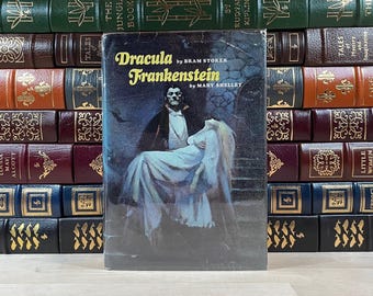 Dracula & Frankenstein: First Book Club Edition, Original Dust Jacket
