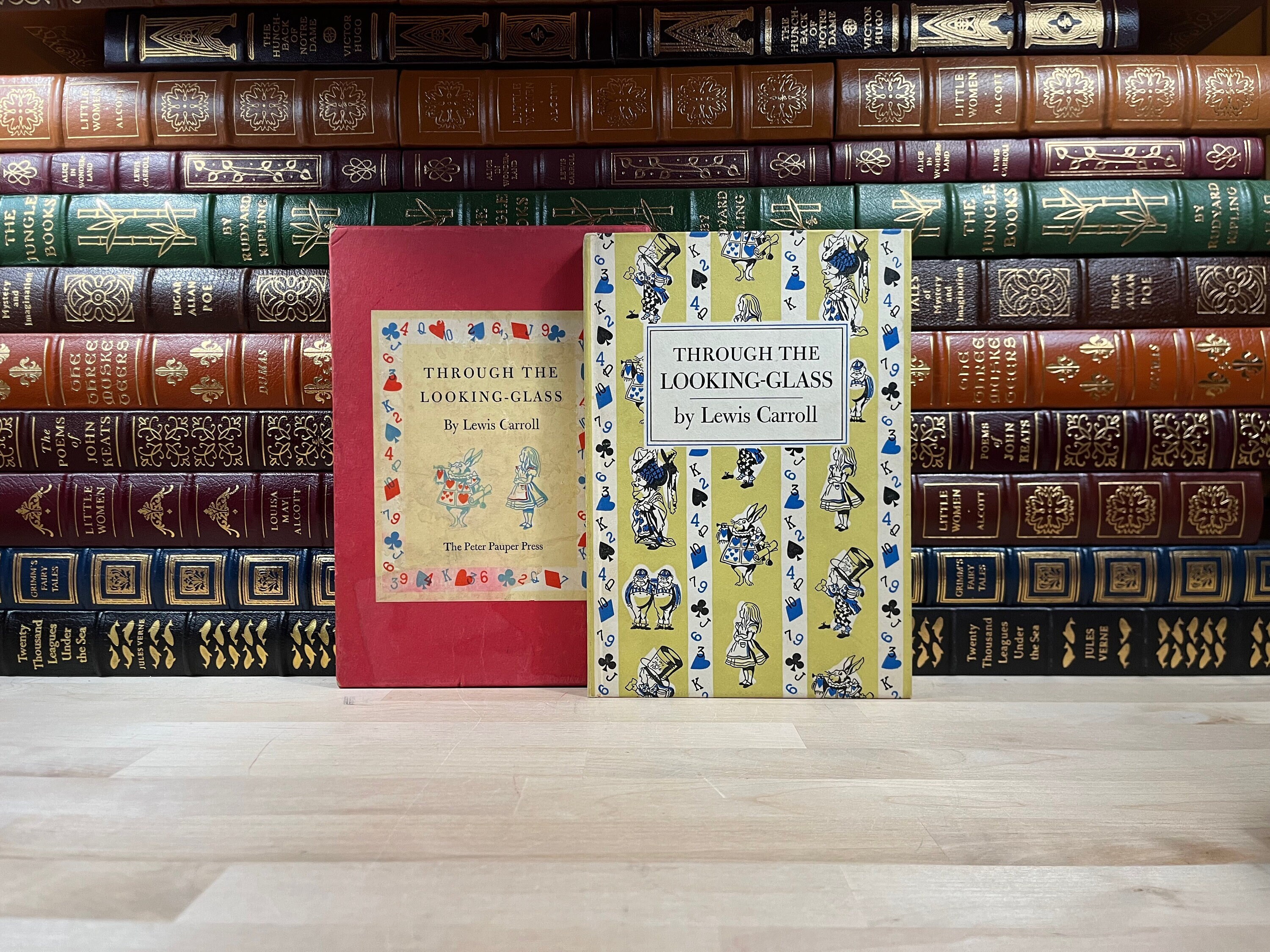 Peter Pauper Press, Fine Press, Slipcased Edition of Through the Looking Glass by Lewis Carroll, Illustrated by Sir John Tenniel