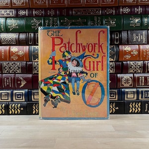 Dziewczyna z Krainy Oz w patchworku autorstwa L. Franka Bauma: wczesne wydanie, ilustrowane