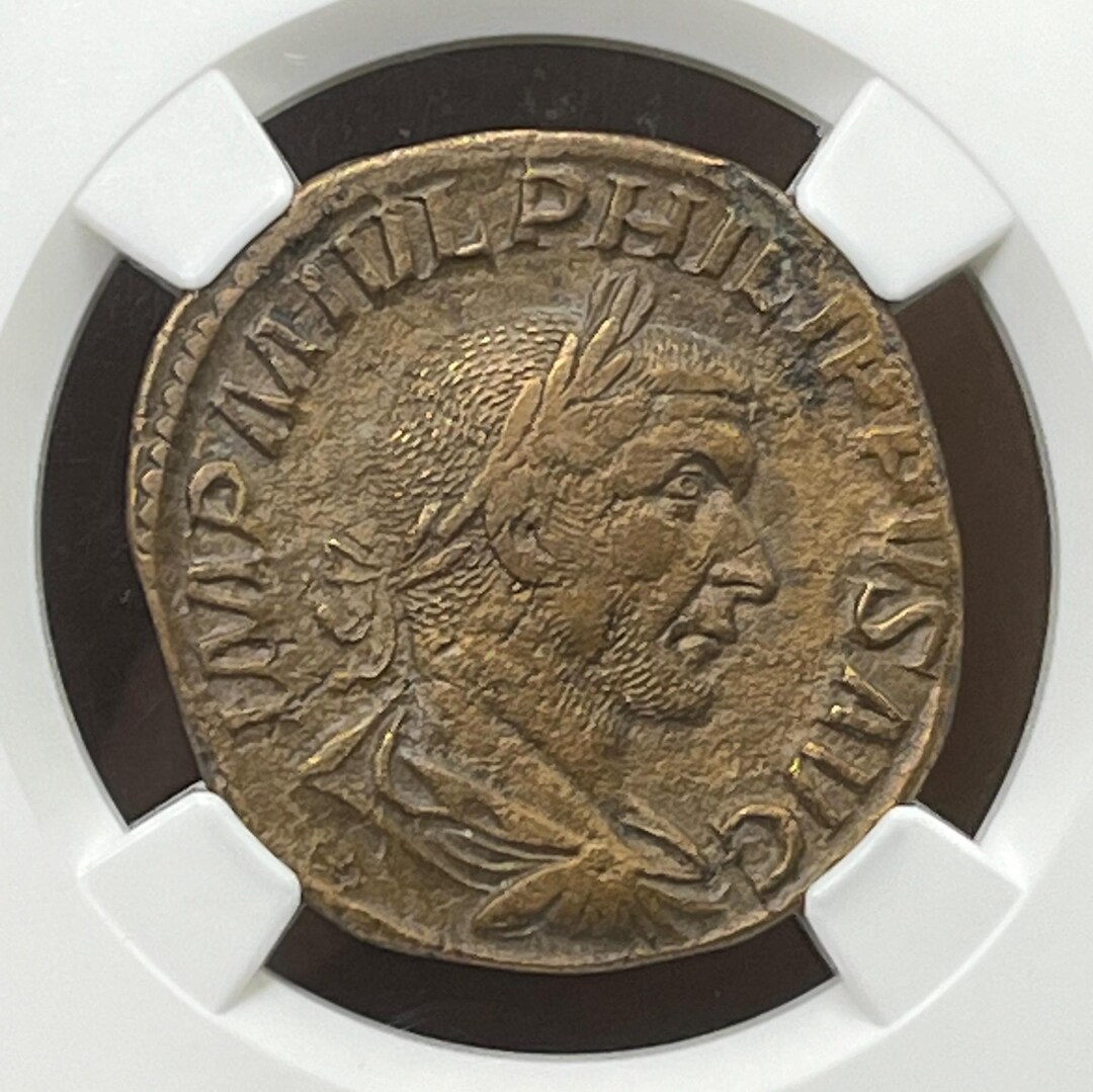 NGC XF ローマ帝国紀元244-249年 Philip Iアンティークコイン