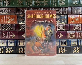 Sherlock Holmes bok av Sir Arthur Conan Doyle: 1950 års klassiska regnbågsutgåva