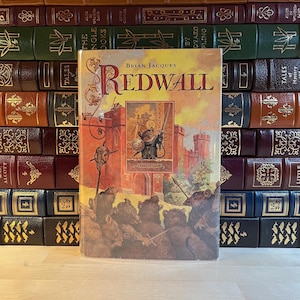 Redwall by Brian Jacques, First Edition, Thirteenth Printing, Illustrated by Gary Chalk, 1986
