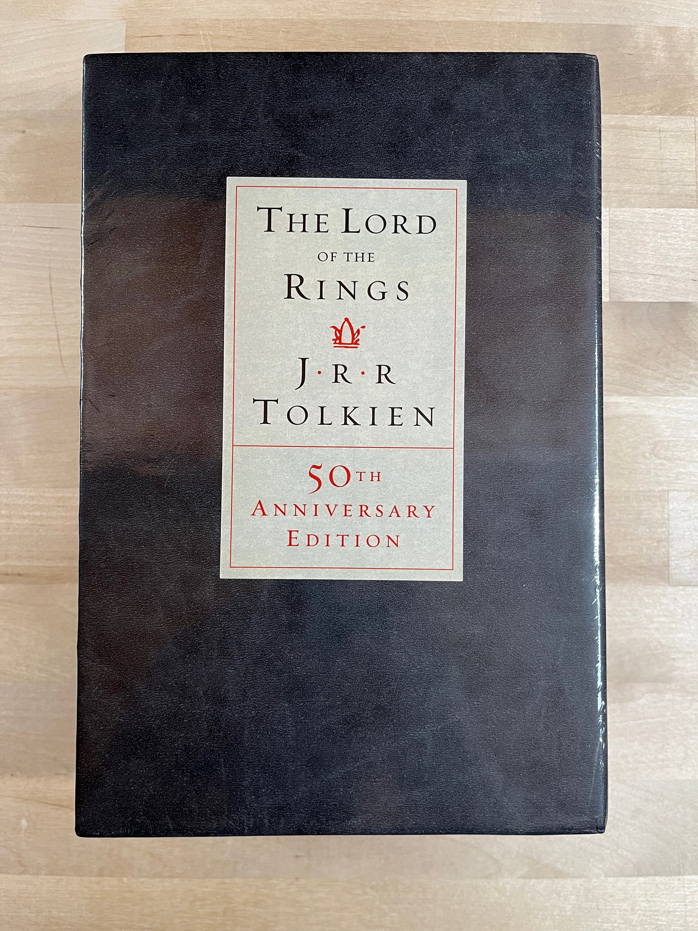 Lord Of The Rings Book Cover 50th Anniversary J.R.R. Tolkien