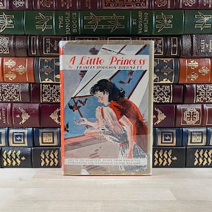 A Little Princess by Frances Hodgson Burnett, Original Dust Jacket, 1938