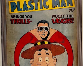 プラスチックマン第6号: 1946年冬、CGCグレード4.0 - Etsy 日本