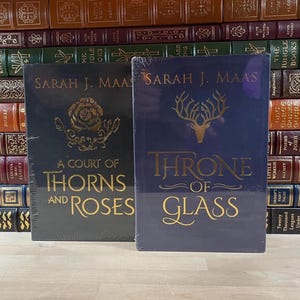 Sealed, Two Popular Sarah J. Maas Collector&#39;s Editions, A Court of Thorns and Roses & Throne of Glass