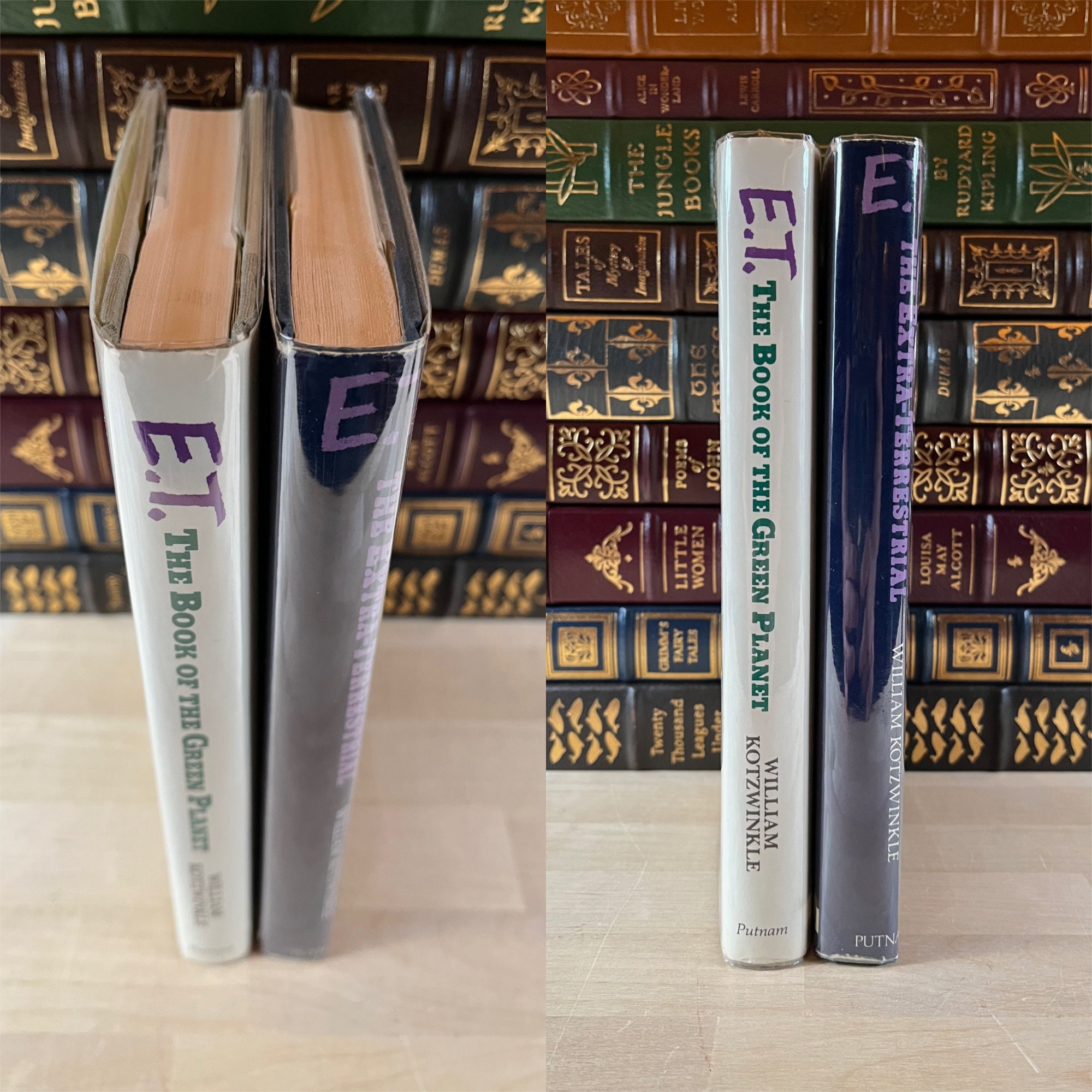 洋書 E.T. E.T. First Edition Book Set: Kotzwinkle, 1982 & 1985 - Etsy
