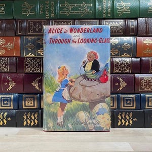 Alice in Wonderland & Through the Looking-Glass: Vintage UK Edition, Scarce Dust Jacket