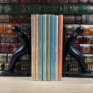 ビアトリクス・ポター 8冊セット、ヴィンテージハードカバー、オリジナルダストジャケット付き、アヴェネルブックス、1970年頃