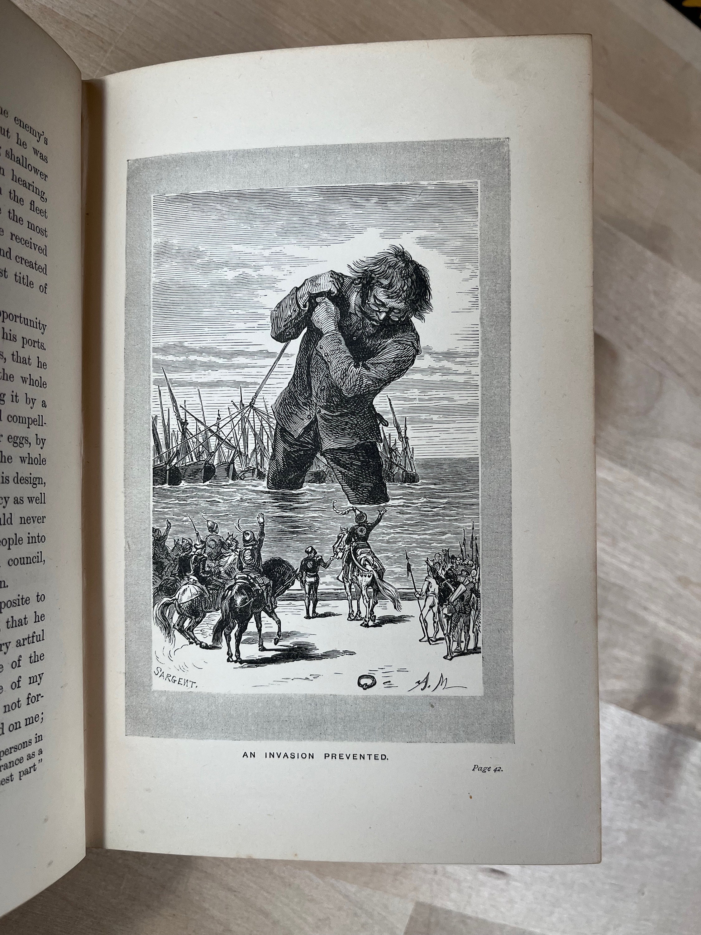 ガリバー旅行記：1887年版イラスト入りアンティーク版 - Etsy 日本