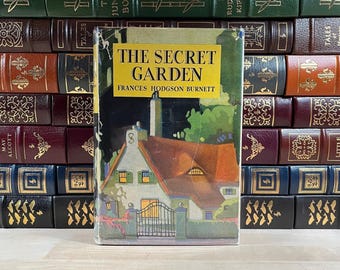 The Secret Garden by Frances Hodgson Burnett: Early 1930's Printing, Rare DJ