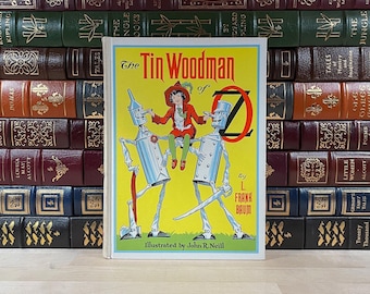 The Tin Woodman of Oz Book: 1960s White Spine Edition, John R. Neill Illustrations