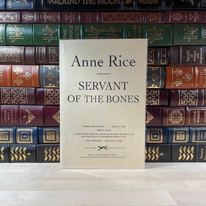 Epreuve d'éditeur ARC « La servante des os » signée Anne Rice