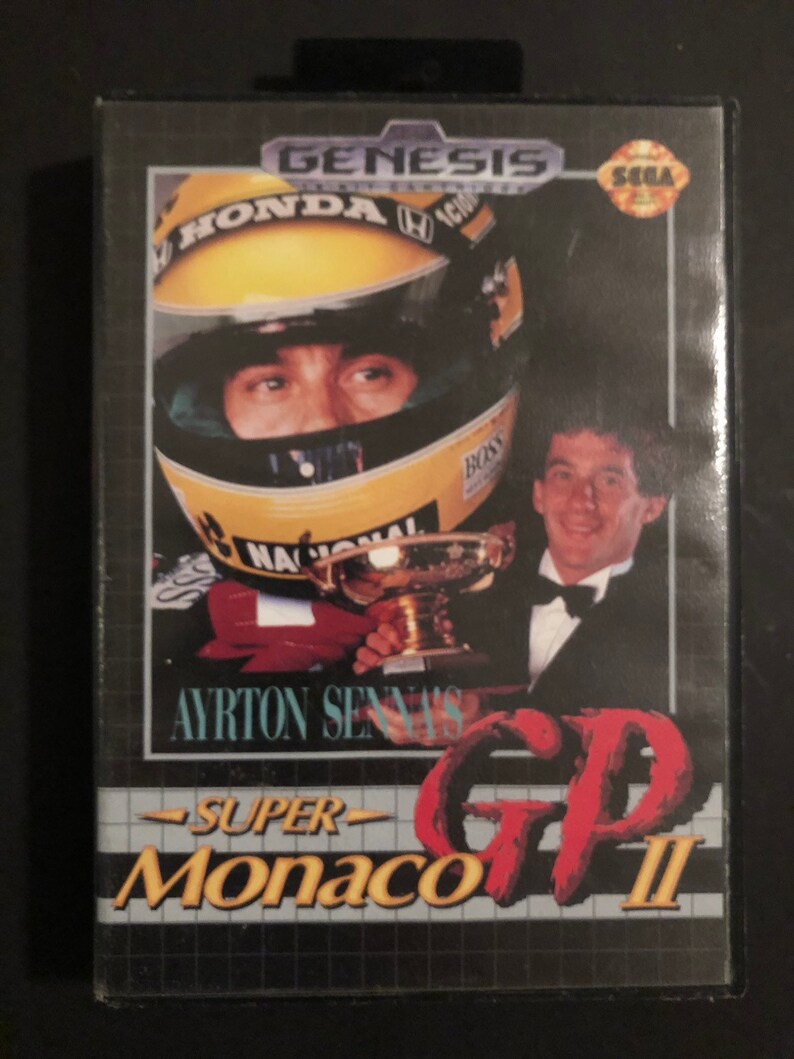 Vintage Fun in Great Working Condition! Super Monaco GP 2 with Ayrton Senna\u2019s for the Sega Genesis