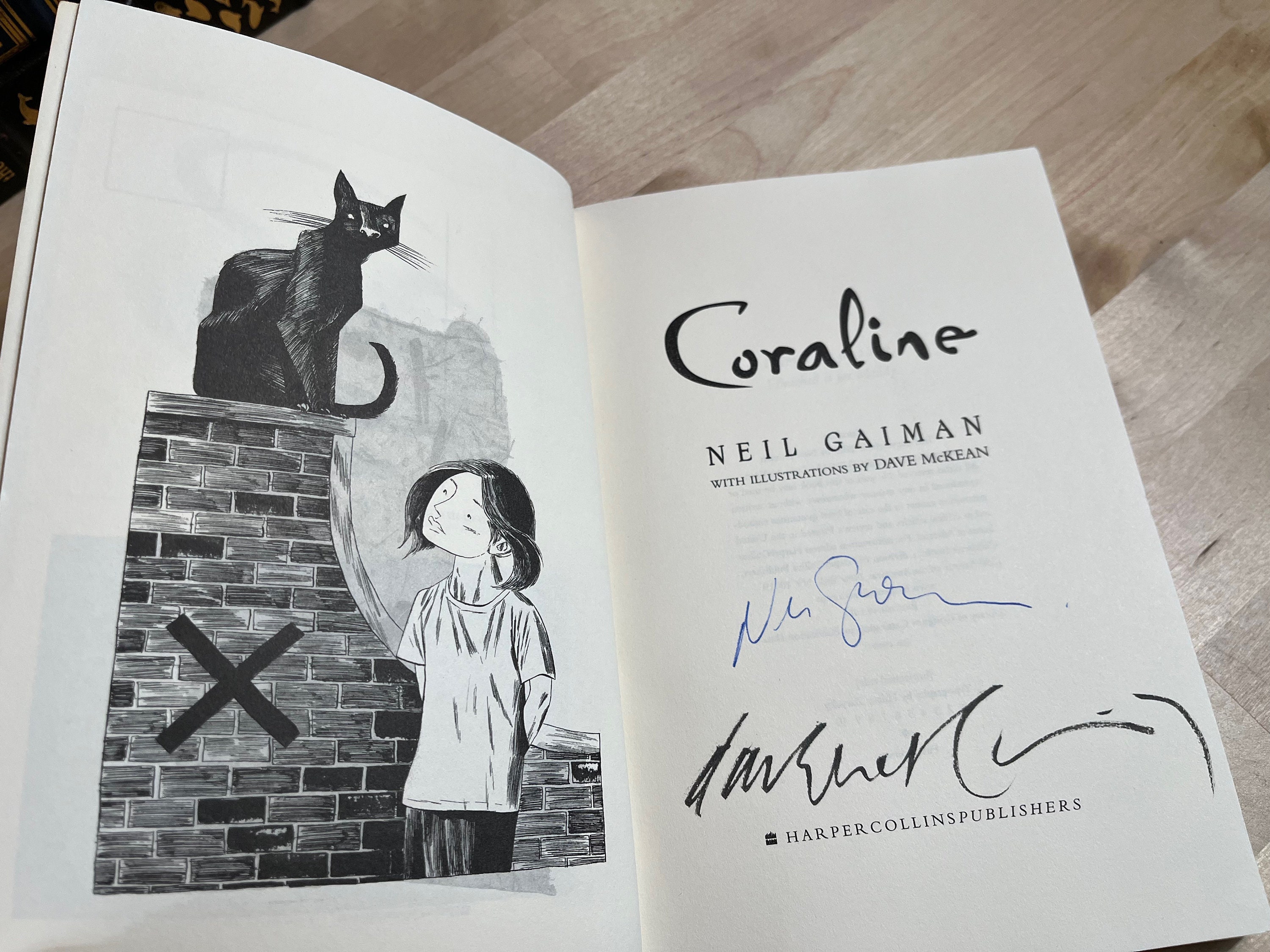 Coraline by Neil Gaiman: Signed, Advance Reading Copy, Publisher's