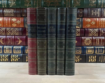 Cinque romanzi classici di Robert Louis Stevenson, edizioni Early Art Type di Books, Inc.