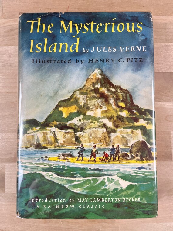 Vintage Jules Verne's Mysterious Island: Rainbow Classics Edition