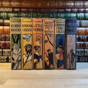 Children’s Classics Hardcover Set, Vintage Book Collection, Illustrated, Timeless Stories, Gift for Young Readers, 1934