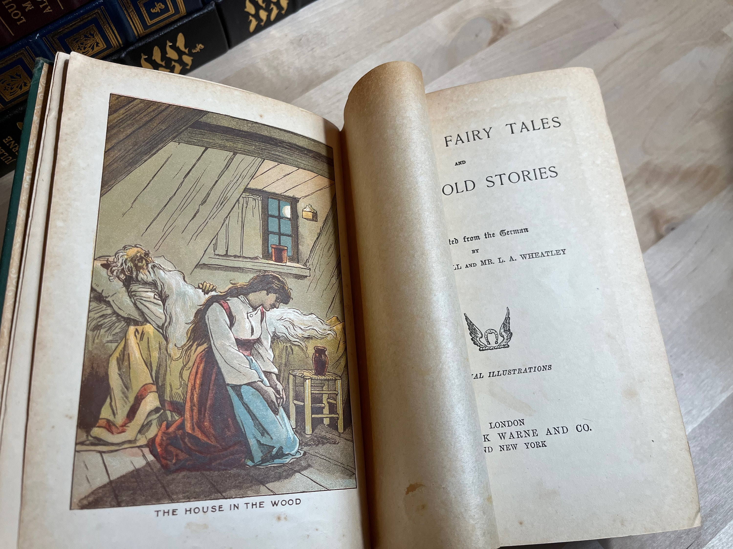 Grimms' Fairy Tales by The Brothers Grimm: Rare, Ornate Antique