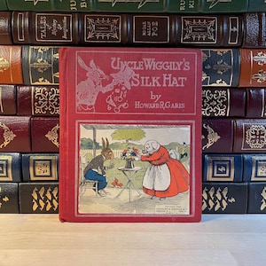 Boek zijden hoeden van Uncle Wiggily: 1924, eerste editie, kleurenillustraties