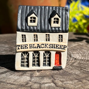 Pub, Ale House, Little House, Tiny House, Ceramic Houses, Miniature House, Fairy House, Clay Houses, Miniatures, Small Houses, small decor