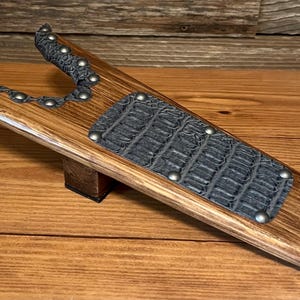 The Old Western BootJack, Boot Puller, Shoe Remover - Grey Croc