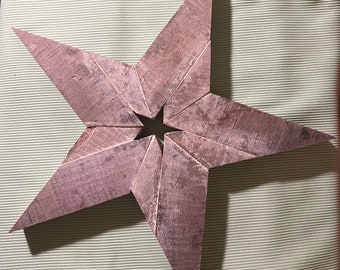 Wood Star Wall Decor 15” - Rustic