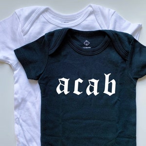 Body Bebé Personalizable Protesta Acab