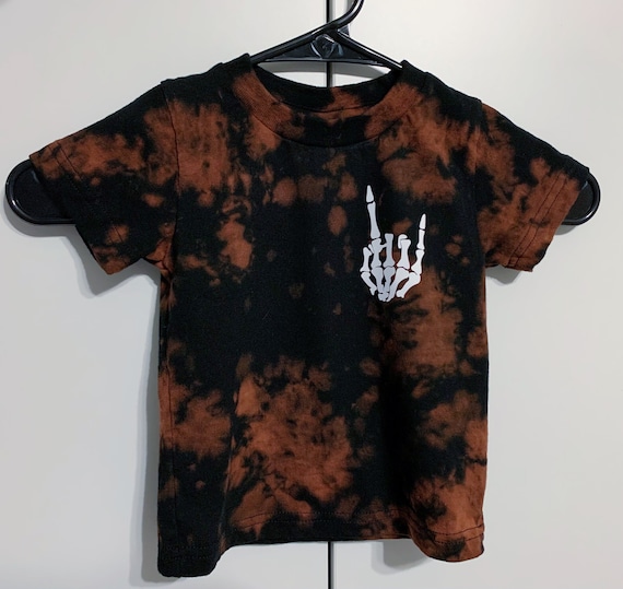 bleach tie dye halloween shirt