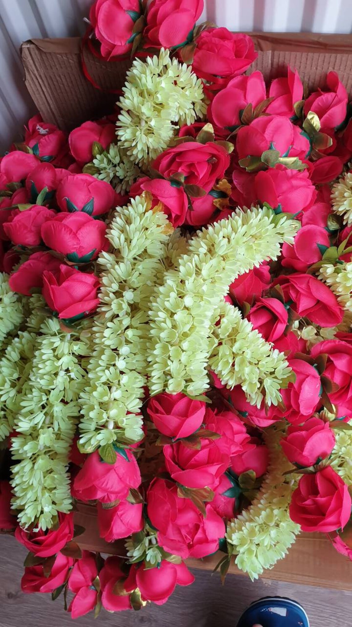 plastic jasmine flower garland