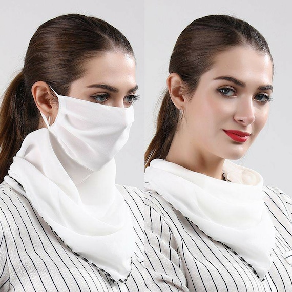 Multifunction Face Cover Scarf Windproof Hanging Ear Hanging Sunscreen Scarves A